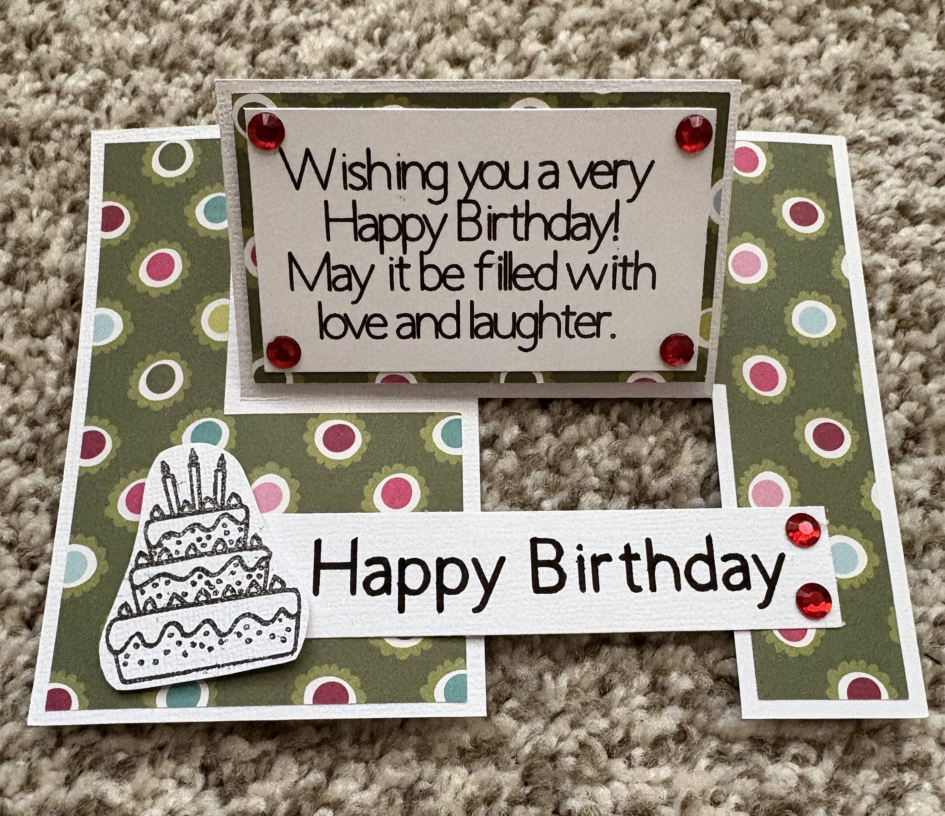 Green Birthday Card