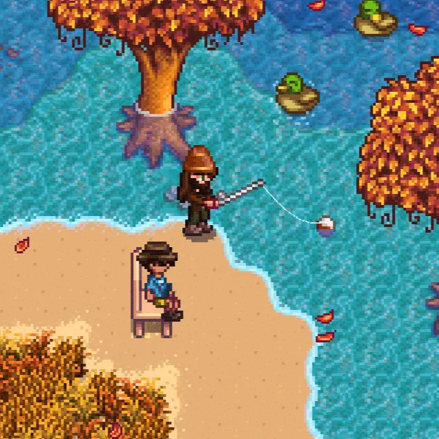 Fishing in Stardew Valley